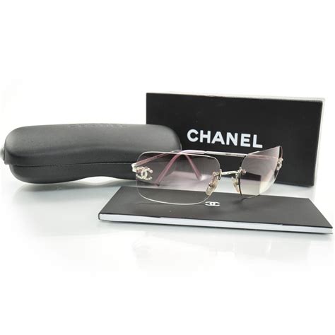 CHANEL Crystal CC Logo Sunglasses 4017